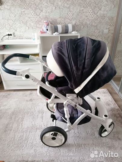 Коляска 3 в 1 Adamex Monte Carbon