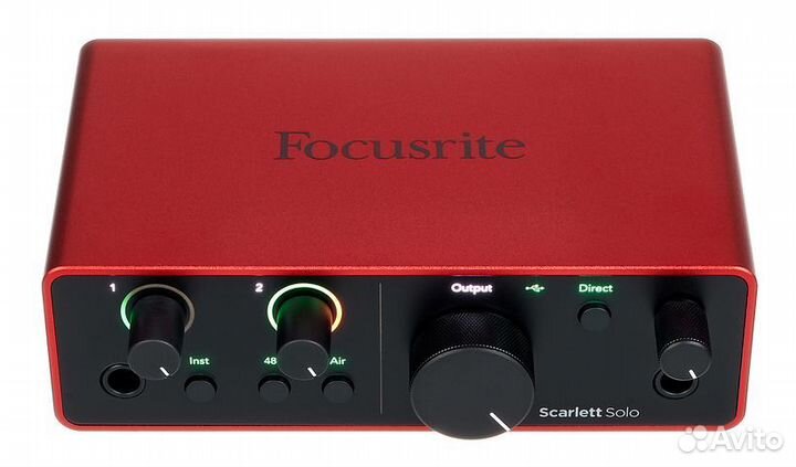 Звуковая карта focusrite Scarlett Solo 4th Gen