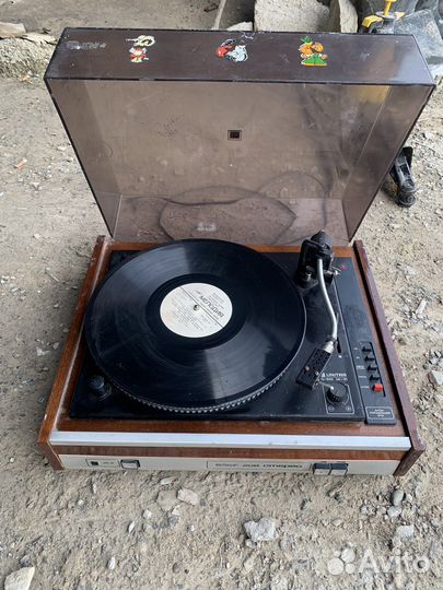 Виниловый проигрыватель вега 206