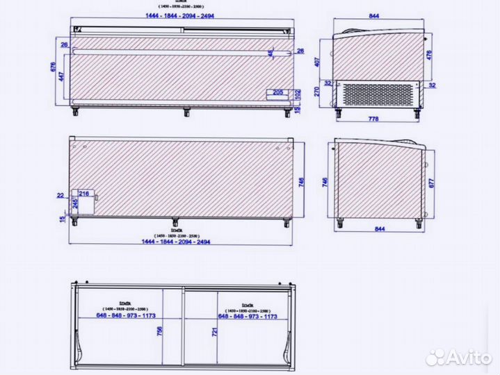 Морозильник бонета Ugur UMD 2500 D DF izmir