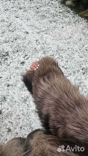 Шуба из енота S - M славик кэрри моб натуральная