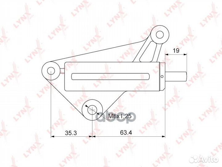 Натяжитель ремня VAG A4/A6/passat 96- гидравлич