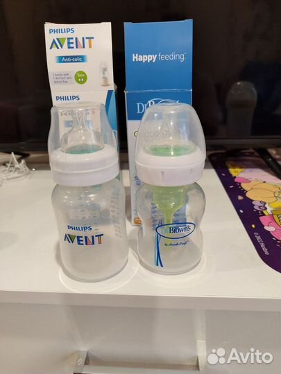 Бутылочки avent и Dr.browns