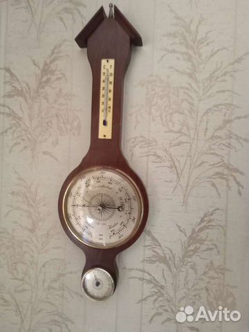 Барометр старинный, антиквариат, про-ство Германия