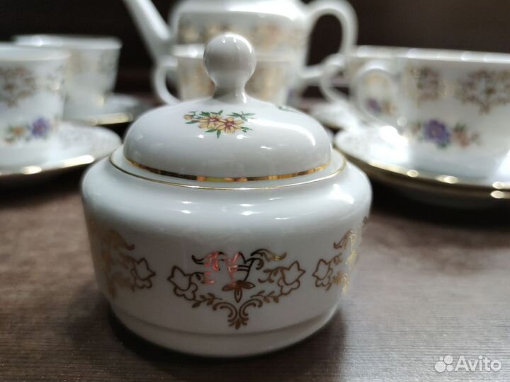 Сервиз чайный MZ Чехословакия/ винтаж СССР