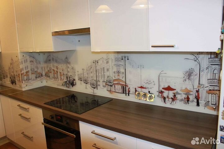 Стеновые панели из закалённого стекла