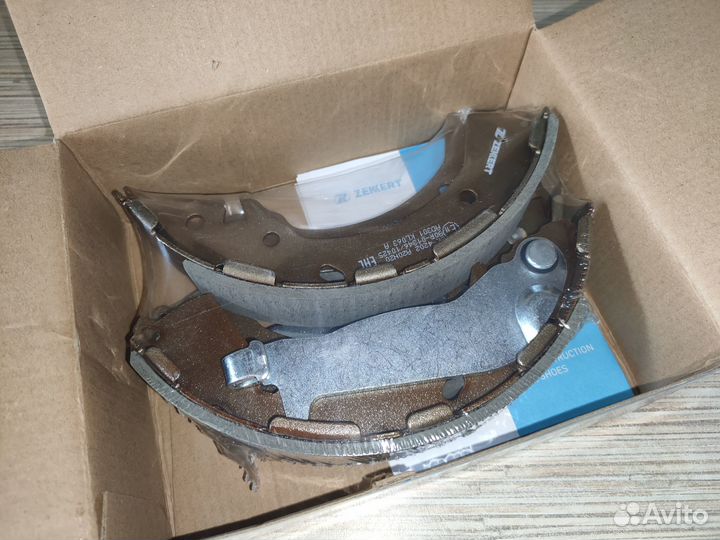 Колодки тормозные барабанные Hyundai Solaris, RIO