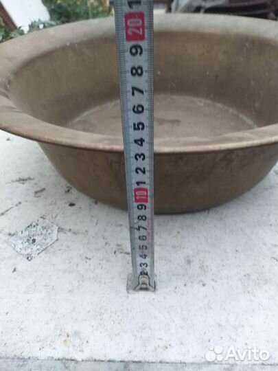 Медный таз 10л