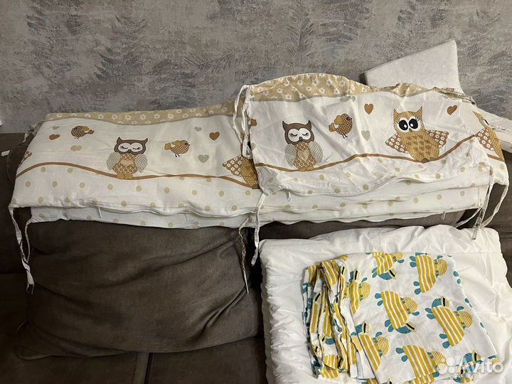 Бортики в детскую кроватку