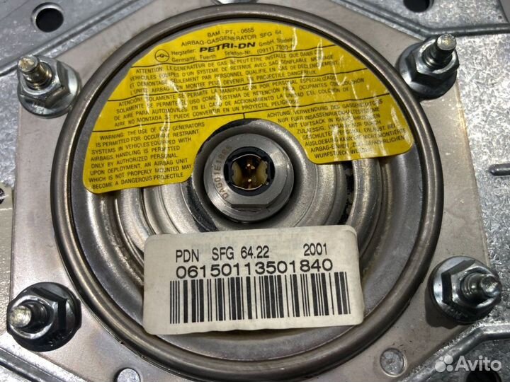 Подушка безопасности водителя seat alhambra 1 restailing 50113501840