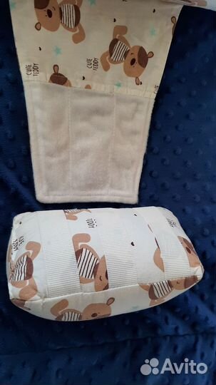 Подушка-позиционер валик для сна новорожденных