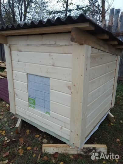 Будка для собаки утепленная