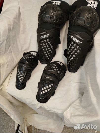 Наколенники+Налокотники tiger D27(Черный,741587-1)