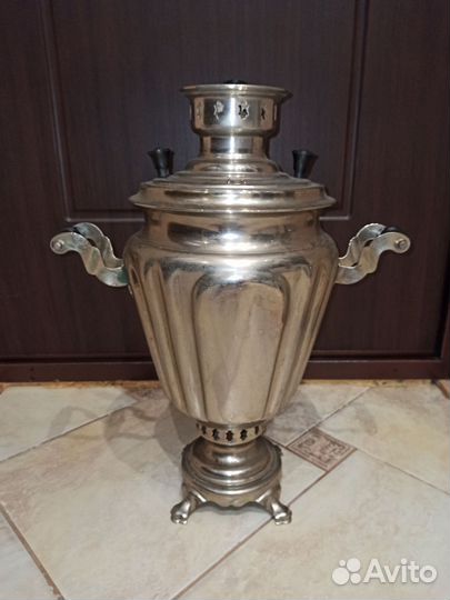 Самовар на дровах углях Новый СССР Тула 5 л