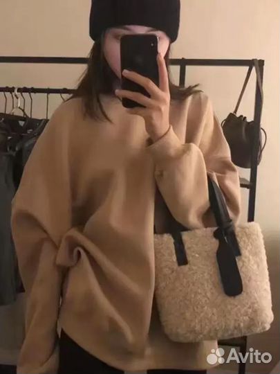 Плюшевая сумочка на замочке