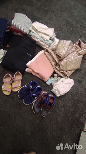 Пакет вещей на девочку 98-128