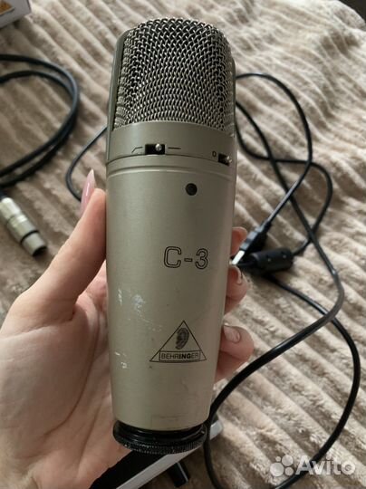 Комплект behringer c3 + umc22+ джек+ кабель