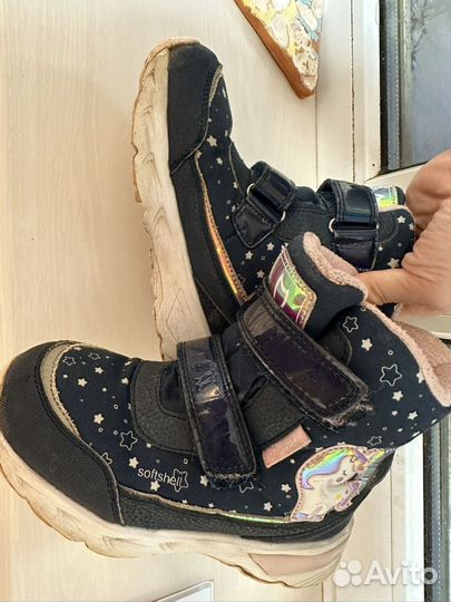 Ботинки зимние для девочки 30