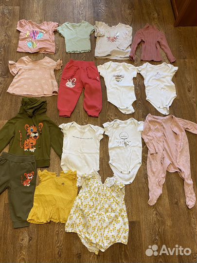 Вещи пакетом для девочки 80-86 р
