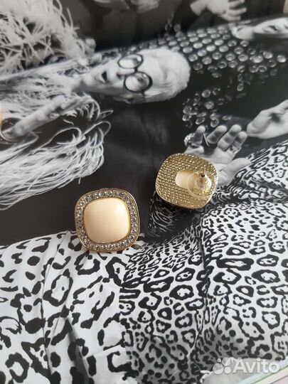 Серьги Дизайнерские Винтажные