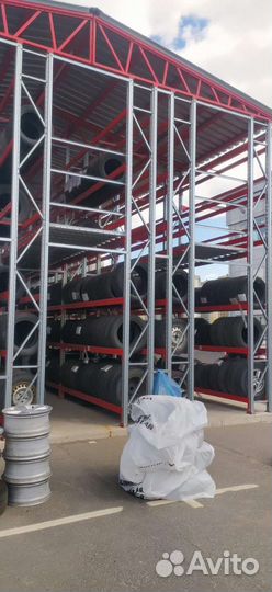 Стеллажи для шин, самонесущий мезонин бу