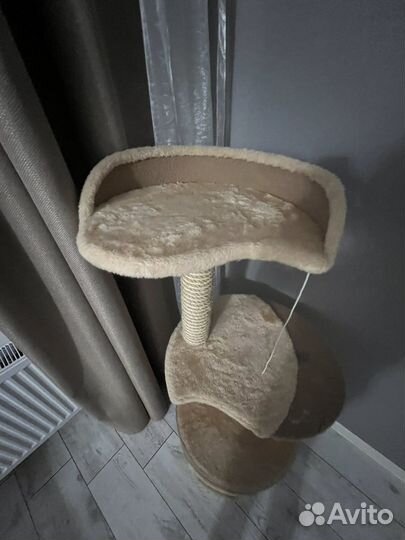 Когтеточка домик для кошки новый