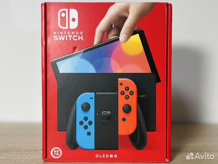 Nintendo Switch Oled Неоновый - Новый
