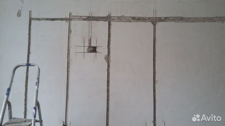 Штробление под все виды коммуникаций