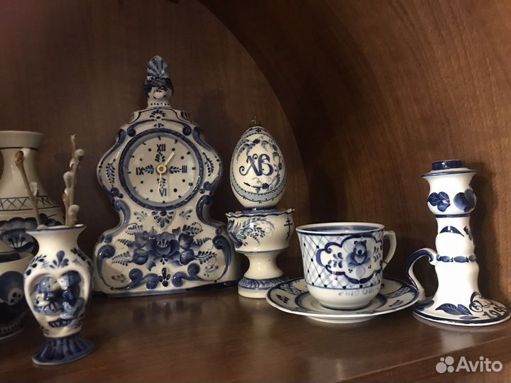 Гжель посуда