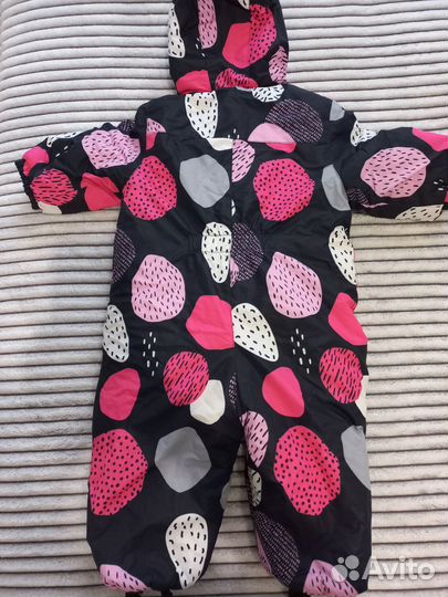 Зимний комбинезон на девочку 86