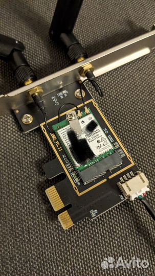 Сетевой адаптер WiFi 6E PCI-E AX210 Bluetooth 5.3