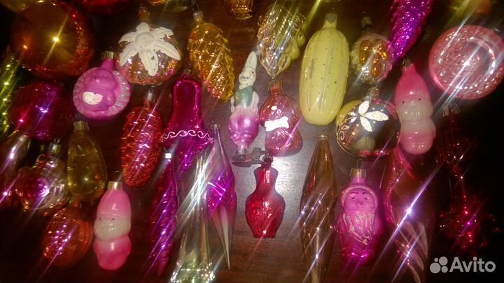 Елочные игрушки советские, старинные, редкие