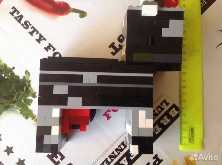 Корова из Майнкрафта из конструктора Lego