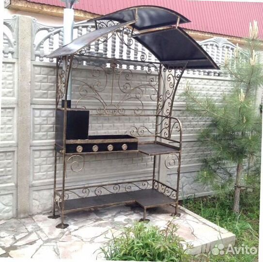 Мангал С печкой под казан