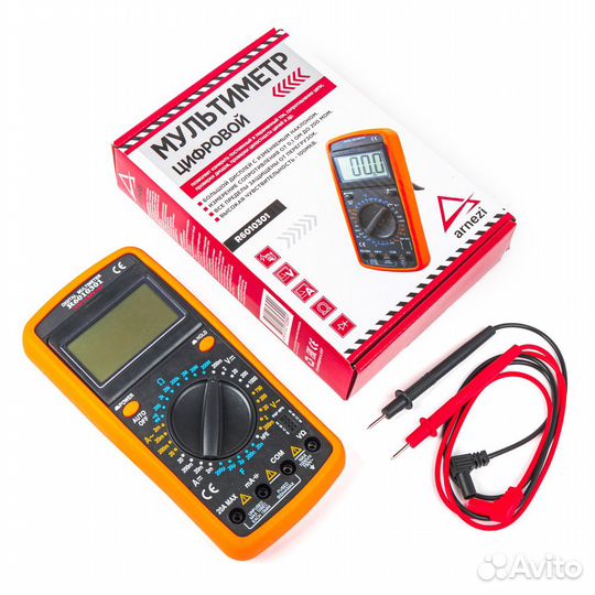 Мультиметр цифровой DT9205A arnezi R6010301