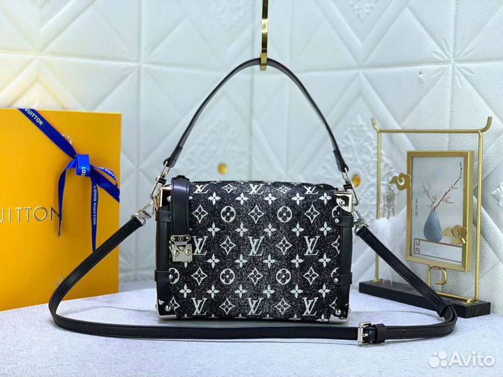 Сумка сундук Louis Vuitton натуральная кожа