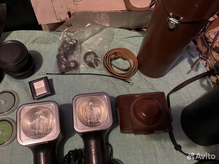 Фотоаппараты, линзы, запчасти СССР