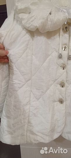 Куртка теплая, стёганая дизайнерская 48