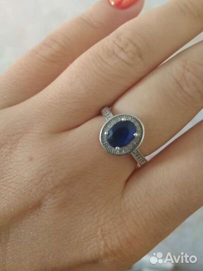 Кольцо серебро
