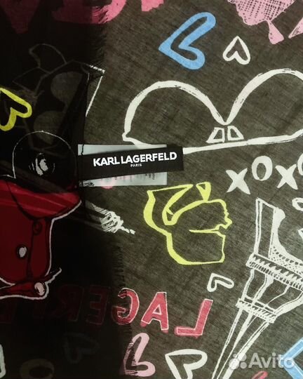 Шарф палантин Karl Lagerfeld оригинал