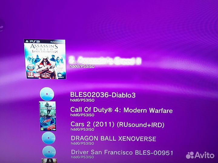 Sony playstation 3 slim 320GB прошитая + 33 игры