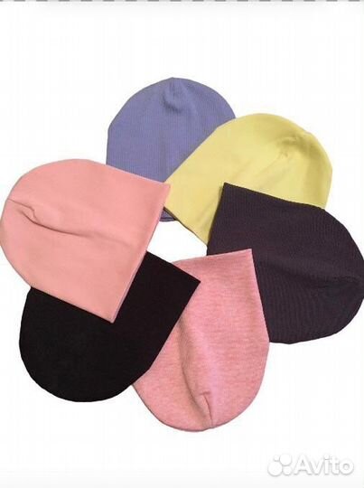 Шапка детская демисезонная 2 шт в упаковке