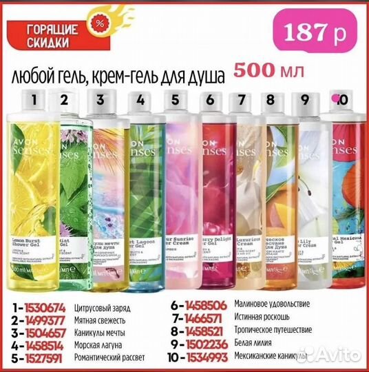 Продукция Avon ароматы наборы товары со скидкой