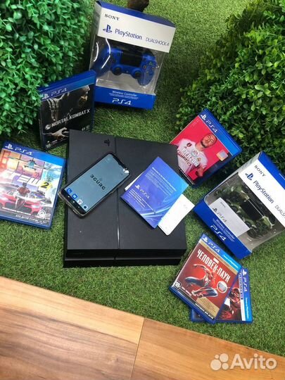 Sony playstation 4 slim 1TB-памяти +700игр
