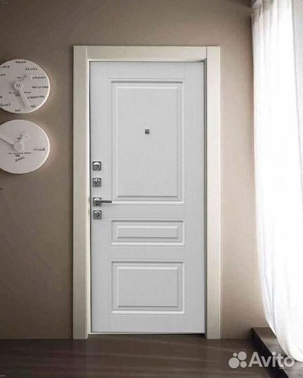 Дверь входная серая шумо-изоляционная