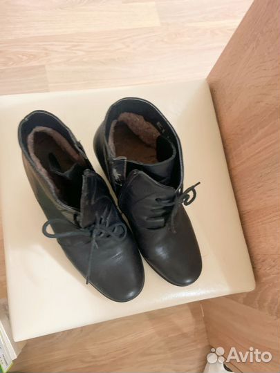 Ботильоны 38 натуральная кожа