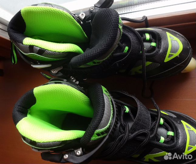 Роликовые коньки детские с защитой 31-34 размера