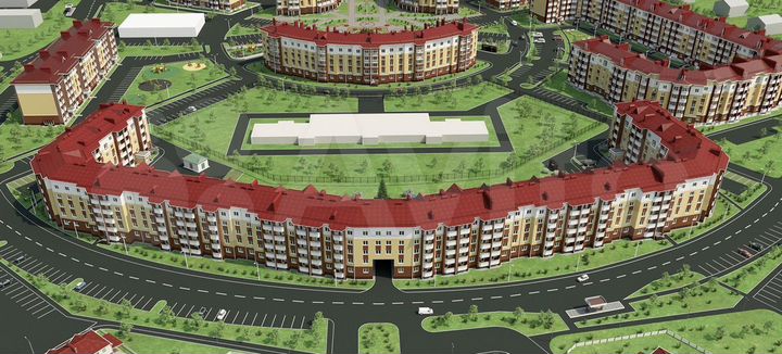 2-к. квартира, 57,7 м², 5/5 эт.