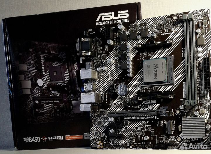 Комплект AM4 B450 / Ryzen 5 3600