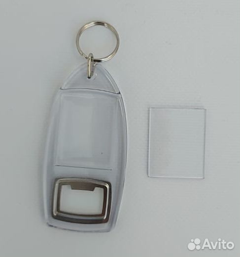 Заготовка брелка-открывашка акриловый 100х47 мм